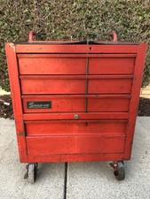 Vtg Snap-on Kra-341b Roll Tool Truck Cart Chest Decor Mancave Snapon See Pics