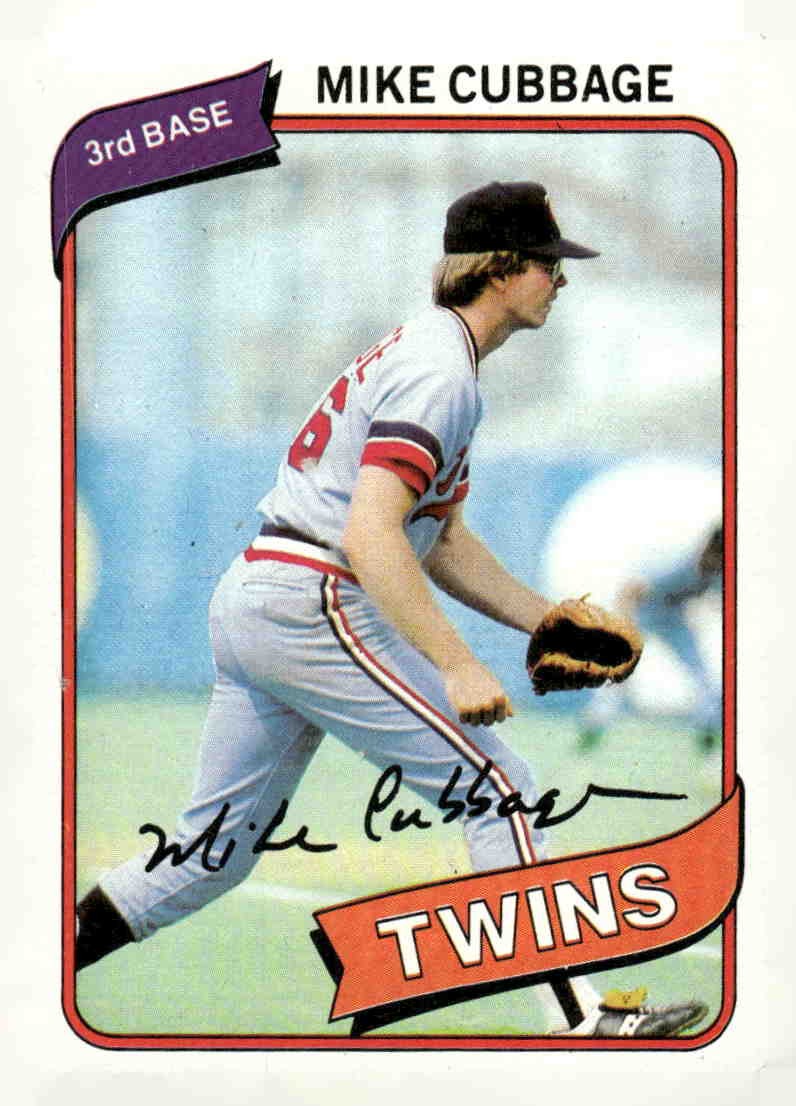 1980 Topps #503 Mike Cubbage