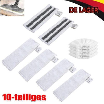 10Tlg Tücher für Kärcher Dampfreiniger EasyFix SC1 SC2 SC3 SC4 SC5 Bodendüse DHL