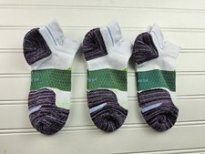 Bombas Hex-Tec Athletic Ankle Socks Lot Of 3 Pairs Size M