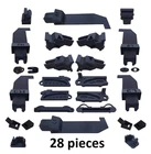 Complete Repair Kit For Fiat 500C Cabrio Soft Top Roof 28 Pieces