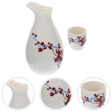 Delicate Rice Wine Kettle Ceramic Saki Pot Saki Pot Cup Sake