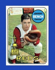 1969 Topps Set-Break # 95 Johnny Bench NM-MT OR BETTER *GMCARDS*