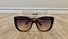 Quay EVER AETER ETCHED polarized two tone sunglasses