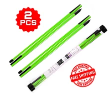 2 Pack Golf Alignment Sticks Collapsible Training Rods – 48″ for Aiming & Puttin
