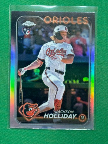2024 Topps Chrome Baseball Refractors Parallel #USC200 Jackson Holliday ...
