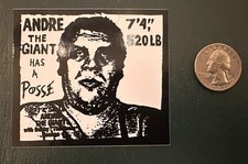 SHEPARD FAIREY OBEY Sticker. Giant Andre Has A Posse. Vinyl Art Sticker. New.