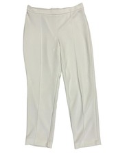 Elie By Elie Tahari White Stretch Pants Sz L