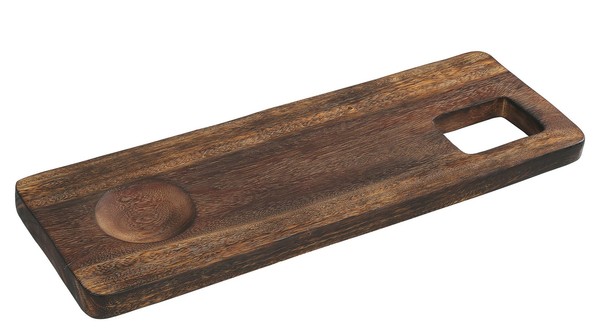 Servierbrett KüChenbrett FrüHstüCksbrett Griff 58X20Cm Akazie Zassenhaus 059120-image