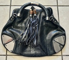 Borsa Gucci in pelle di pitone Indy Hobo 177139