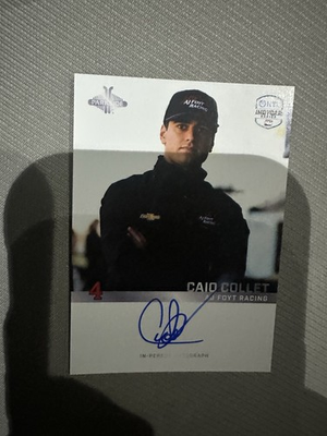 #ad Caio Collet Signed Trading Parkside 100 Days To Indy 500 Exclusive 2 13 26 $34.99
