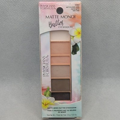 Physicians Formula 1711941 Matte Monoi Butter Eyeshadow, Matte Blushed Nudes 