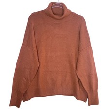 Vince Camuto Long Sleeve Sierra Turtleneck Sweater Size XL Preppy Fall Workwear