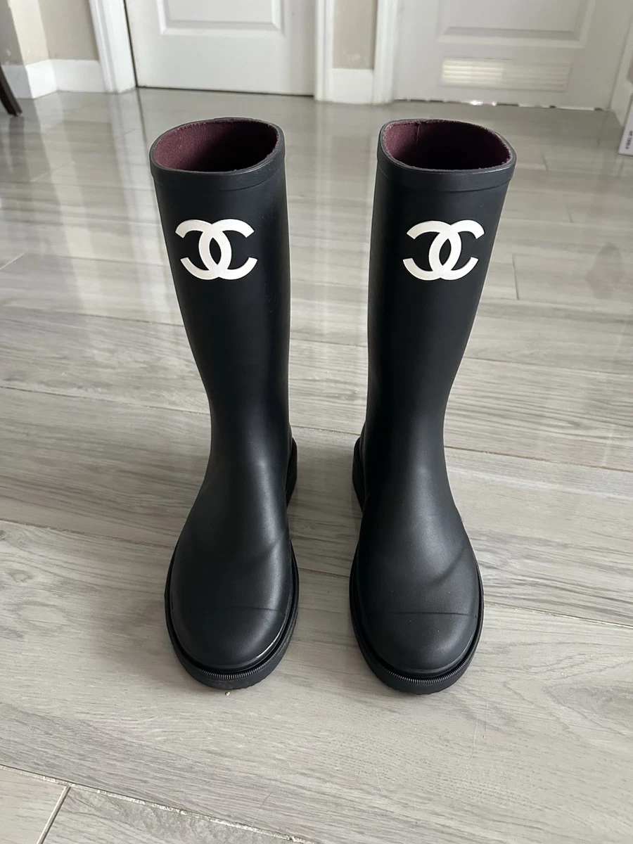 CHANEL M Rubber Boots for Women for sale - eBay