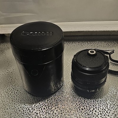 Canon FD 50mm f/1.4 Manual Focus Standard Lens Aluminum Mount with Case
