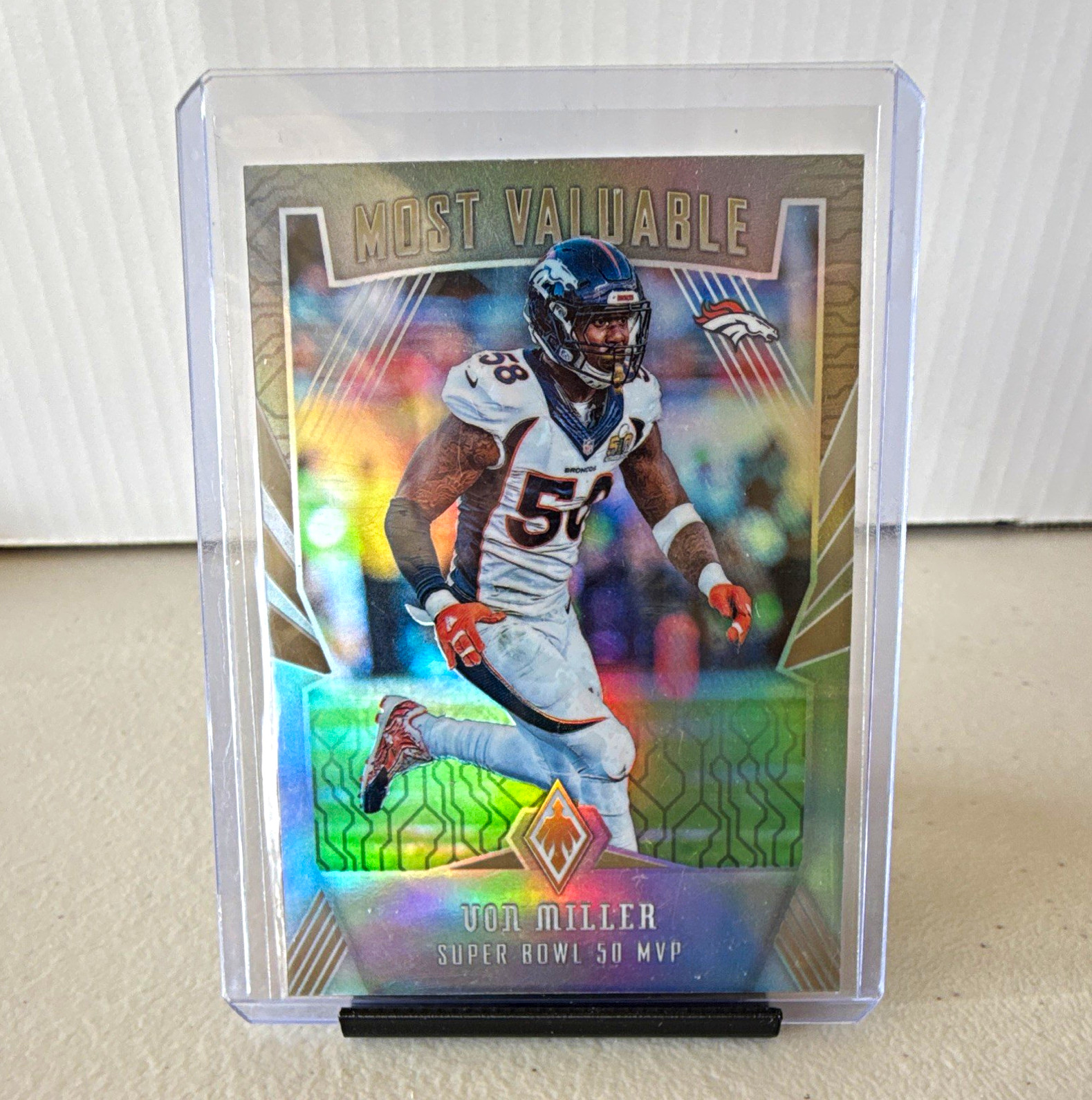 2018 Panini Phoenix Most Valuable Von Miller Broncos Super Bowl 50 MVP #3