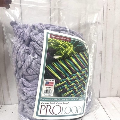 Harrisville Designs Pro Loops Loom Size 10''x10'' Makes 2 Potholders Lavender
