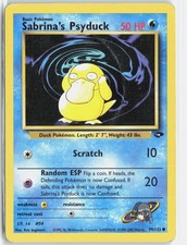 Sabrina's Psyduck 99/132 Common Gym Challenge Pokemon Unlimited MP on eBay