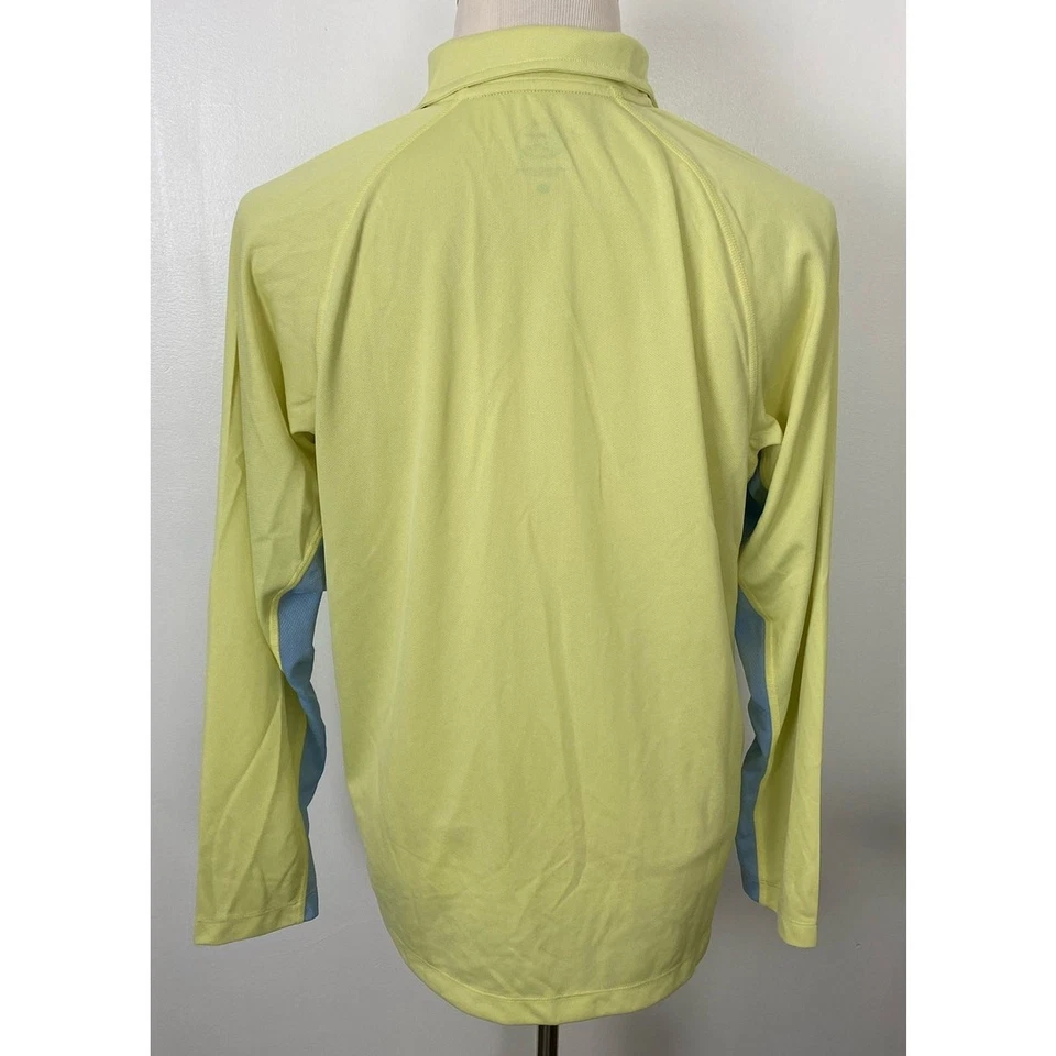 Hombre True Flies Rendimiento Bolsillo Manga Larga Atlético Polo, L Foto 3 de 4