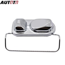 Chrome Master Cylinder Cover Cap For Ford Style Single Bail Bendix 1973-1983