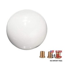 Pursuestar Pure White Round Ball Shift Knob Car Gear Shifter Head 1. Pure White