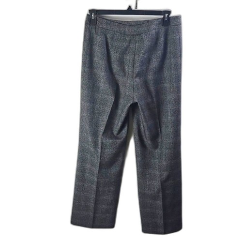 Kasper Women's Grey Glen Plaid Two Button Pants Suit Sz 16P - Picture 9 of 12