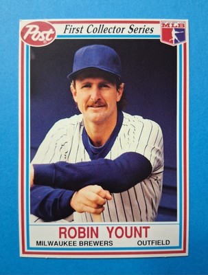 1990 Post Cereal Baseball Robin Yount #26 Milwaukee Brewers