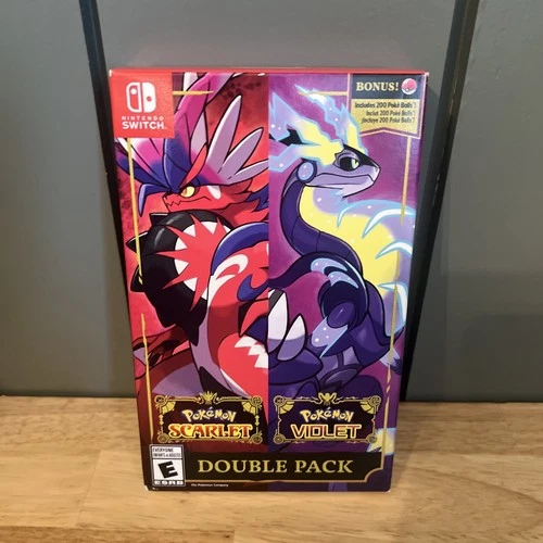 Pokémon Scarlet & Violet Double Pack (Nintendo Switch) Brand New Sealed