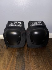 187 Killer Pads Kneepads Only Size X-Small - Black - Skateboard BMX Rollerskate