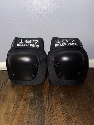 187 Killer Pads Kneepads Only Size X-Small - Black - Skateboard BMX Rollerskate