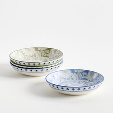 Pottery Barn Kravet Solaria Stoneware Dip Bowls - Mixed Set of 4