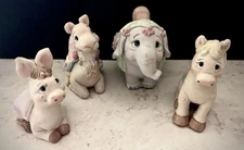 DREAMSICLES 1996 Christmas Nativity Elephant Camel Horse Donkey! Kristin Signed!