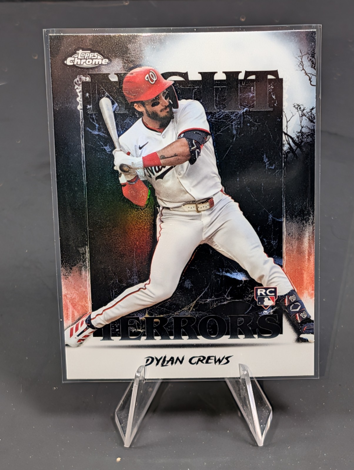 2025 Topps Chrome Update Series - Night Terrors Dylan Crews #NT-13 (RC)
