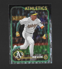 2024 Topps Update #US3 Tyler Nevin Silver Crackle Foil Athletics