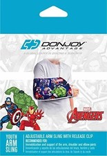 Donjoy Advantage Adjustable Youth Arm Sling Marvel Avengers Lightweight Comfort