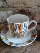 Vintage 1960's Midwinter Sienna Jessie Tait Coffee Cup & Saucer Expresso