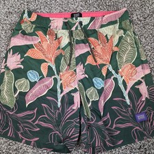 Scotch Soda Swim Shorts Mens S Hawaiian Floral Surf Beach Lined Trunks