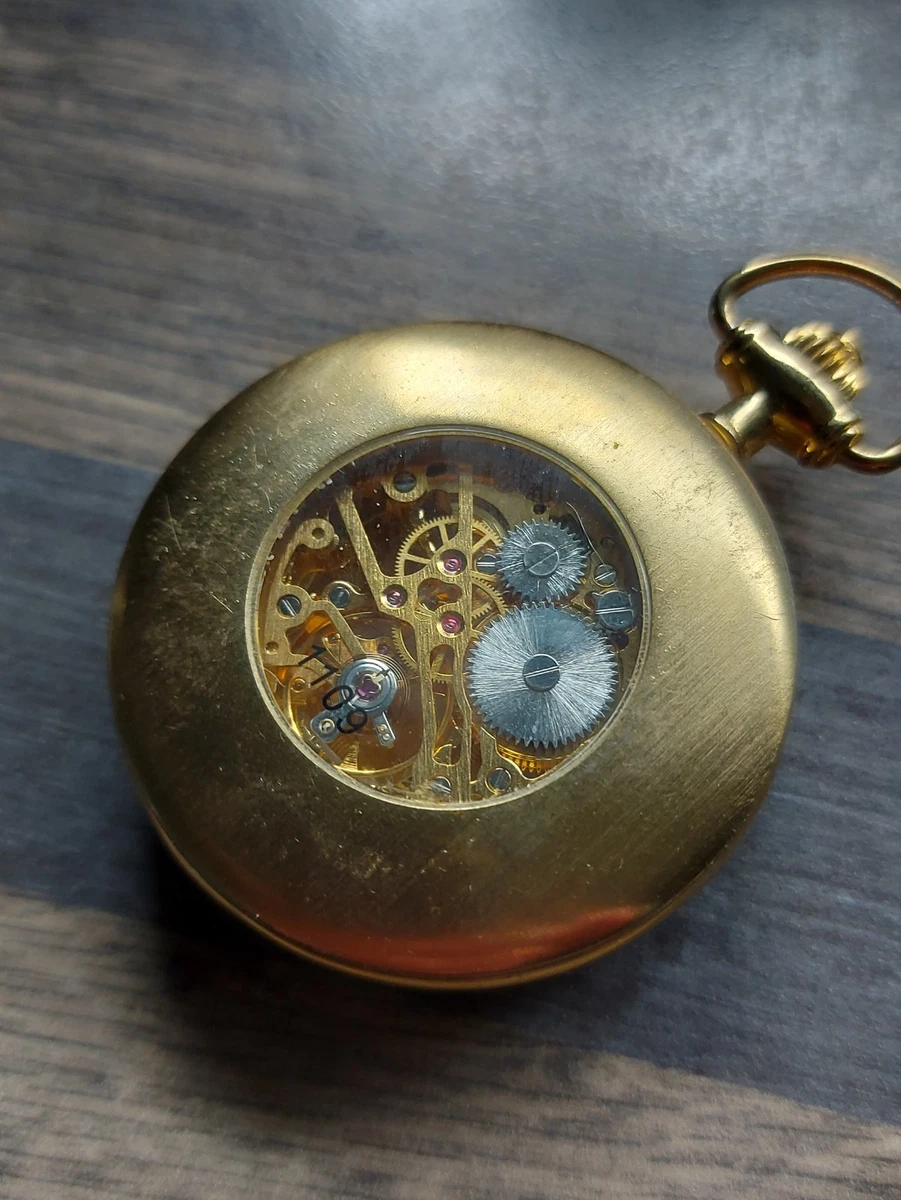 RELOJ BOLSILLO SEKONDA CLASSIQUE CAJA PROFUNDA GRANDE VINTAGE - REPUESTOS REPARACIÓN