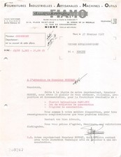 1967 HANDWERKLICHE INDUSTRIEBEDARF WERKZEUGMASCHINEN DUQUESNOY A NIORT