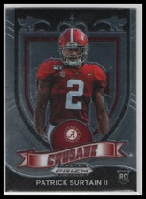 2021 Panini Prizm Draft Picks Collegiate Patrick Surtain II Rookie #178 Alabama