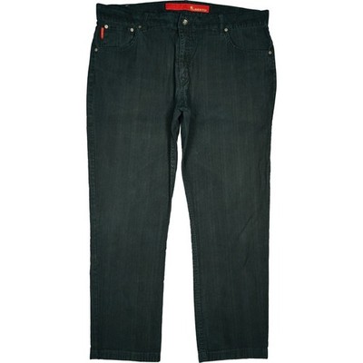 ALBERTO 56 L30 Hose Schwarz Herren  Comfort Stretch Straight Leg Regular XXL W40
