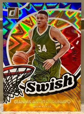 JERSEY NUMBER MATCH! 2025 Panini Donruss Giannis Antetokounmpo Orange 34/99!
