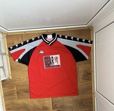 Vintage Kappa 1999-2000 Red Star Belgrade Soccer Jersey Serbia Style M