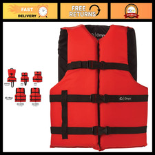 Coast Guard Approved Life Jacket, General Purpose Boating Vest, Safety Floatatio