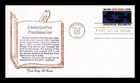 Dr Jim Stamps Emancipation Proclamation First Day Cover Khol Kraft Cachet
