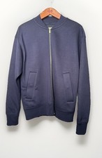 Scotch  Soda Zip Through Bomber Men's Size L Navy Blue