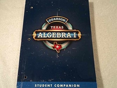 Pearson Texas Algebra 1: Student - Paperback, by Allan E. Bellman - Very Good