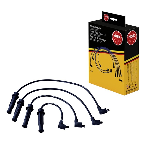 ZüNdleitungssatz 4 Kabel Schwarz NGK Aftermarket-Expertise FüR Rover 800-image