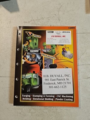 2008 Buyers Products Catalog. Welding, CNC.  H.B. Duvall Inc. Frederick, MD
