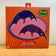 NECA Batman Classic TV Series Robin & Batgirl Batarang Replica 2-Pack NEW
